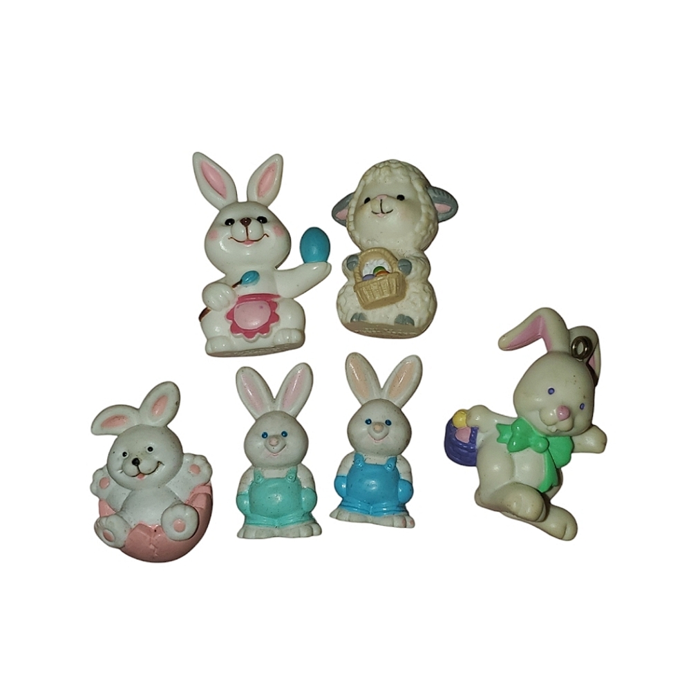 Vintage Russ pvc Easter figurines lot